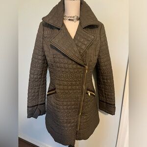 Via Spiga quilted coat, bronze, Medium